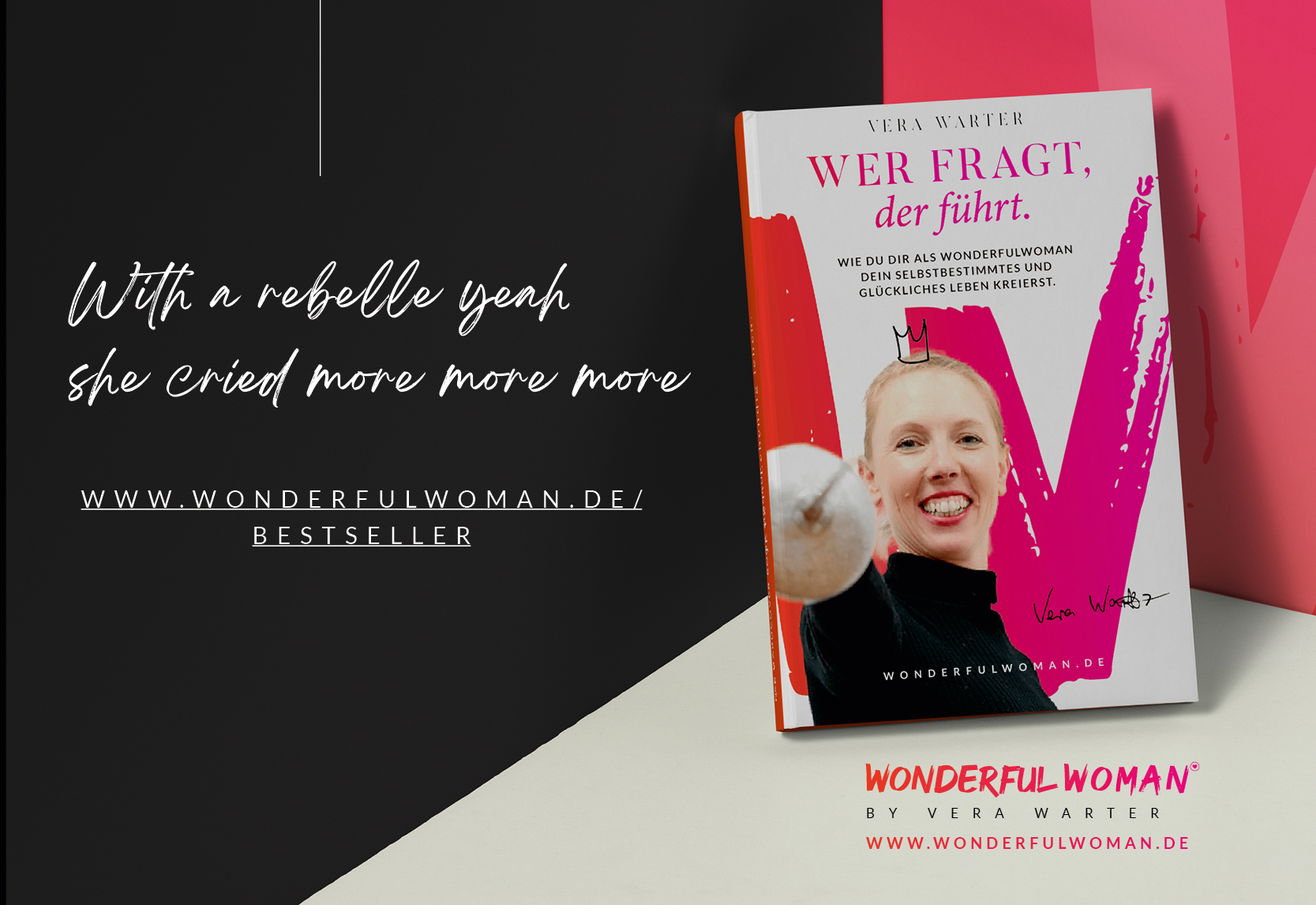 WonderfulWoman by Vera Warter, Buch Wer fragt, der führt, Bestseller