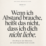 Briefe für mehr Verbindung